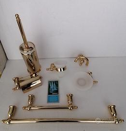Accessori bagno Giuliani serie LIBERTY color oro