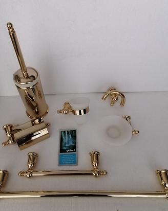 Accessori bagno Giuliani serie LIBERTY color oro