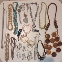 collane bigiotteria  lotto 22 pezzi