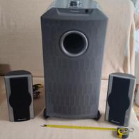 Impianto audio 2.1 Pioneer + amplificatore Edifier