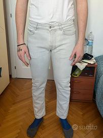 pantaloni jeans  e cotone uomo tg 30/32