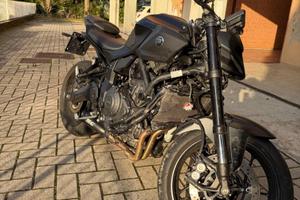 Yamaha mt07 2025 incidentata