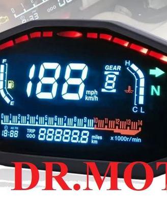 strumentazione digitale universale moto LED