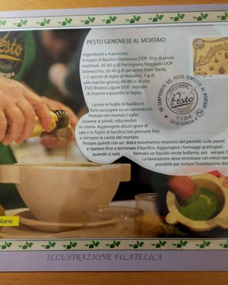 Maxi cartolina Pesto alla genovese 