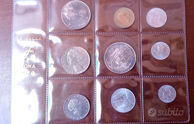 Divisionale con monete d' argento 1970