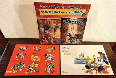 TOPOLINO 100° Puccini + Folder Poste Ital. NUOVI