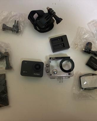 Action Cam AKASO V50 4K Nuova con Accessori
