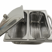 Vaporiera Vitalis GN 2/3 con doppio cestello