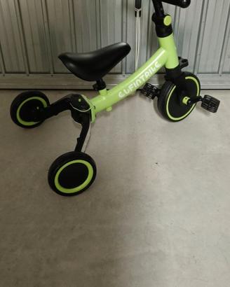 Triciclo evolutivo 5 in 1. Da 1 a 5 anni
