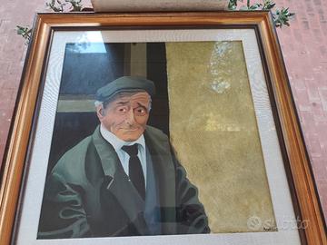 Dipinto Uomo con coppola