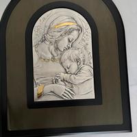 Quadro foglia argento