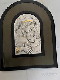 Quadro foglia argento