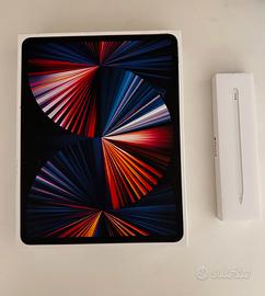 IPad Pro 12.9 M1 | 256Gb | + Pencil e Cover