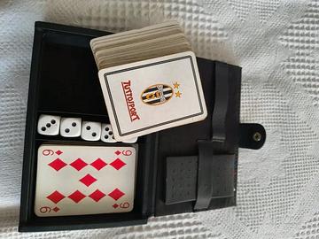 set carte poker Juventus argento