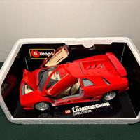 Lamborghini Diablo 1990 Bburago 1:18 rosso raro