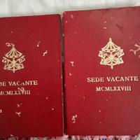 2 monete argento Sede Vacante MCMLXXVIII