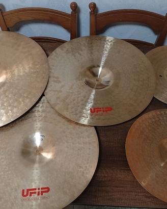 set piatti batteria ufip natural ultima serie