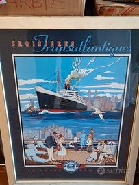 Poster pubblicitario Crociere di lusso