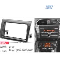 CORNICE NERA RADIO 2-DIN PER FIAT BRAVO