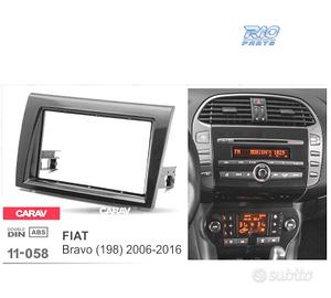 CORNICE NERA RADIO 2-DIN PER FIAT BRAVO