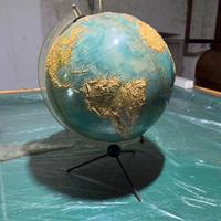 Mappamondo Rilievo Vintage Rico firenze anni 60