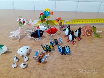 animali in vetro fatti a mano