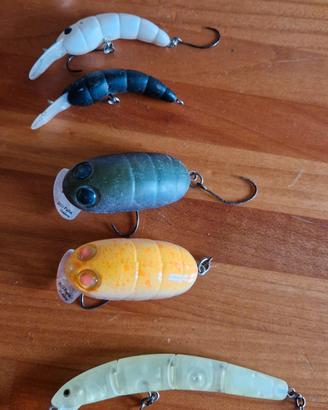 Esche pesca alla trota trout area Hydram Moth etc.