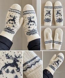 Muffole nuove in pura lana - taglia M