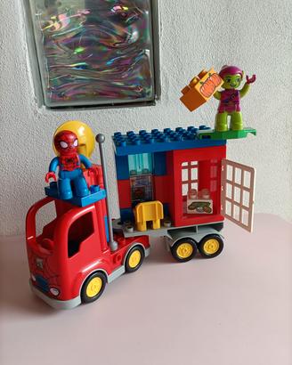 Lego Duplo camion di spiderman 