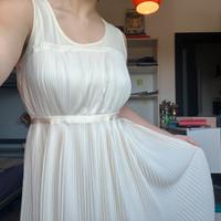 Vestito da cerimonia color crema Zero