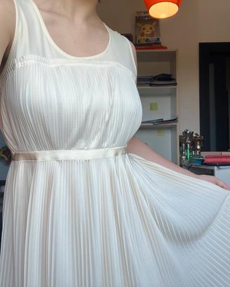 Vestito da cerimonia color crema Zero