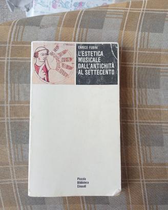 Libro di storia della musica Enrico Fubini