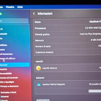 Macbook pro anno 2017