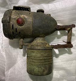 Fanale antico moto bici ad acetilene