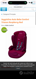seggiolino auto Trianos Bebè confort 9-36kg