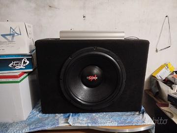 subwoofer 46 cm ciare spl doppia bobina e amplific