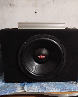 subwoofer 46 cm ciare spl doppia bobina e amplific