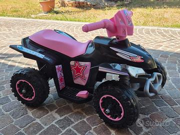 Quad bambina a due marce con batteria ricaricabile
