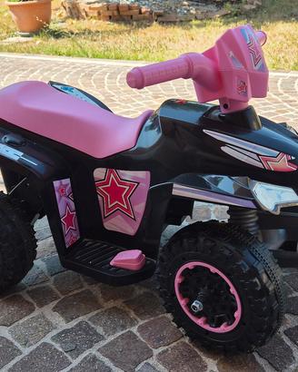 Quad bambina a due marce con batteria ricaricabile