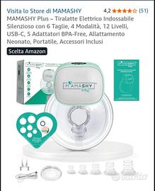 Tiralatte Mamashy Plus + Sacchetti raccogli latte