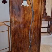 Lampada ferro battuto e vetro murano