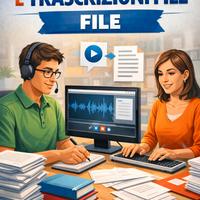 Trascrizioni file audio/video
