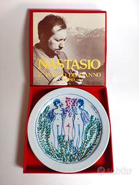 Piatto D'artista Alessandro Nastasio 1980