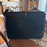 Borsa in vera pelle di coccodrillo anni 30