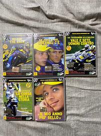 5 DVD Motociclismo Valentino Rossi collezione uff.