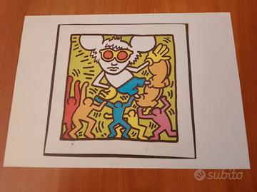 KEITH HARING 6 STAMPE SECONDO LOTTO