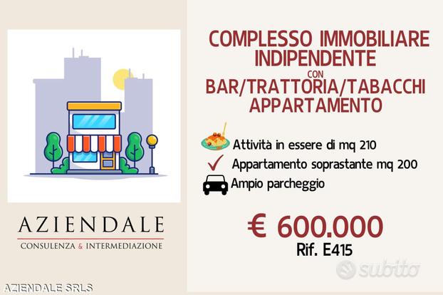 Aziendale - complesso commerciale con appartamento