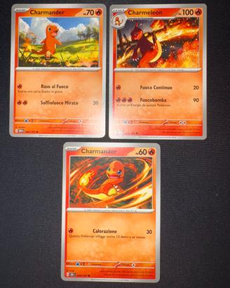 Carte Pokemon Charmander Charmeleon