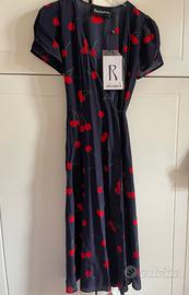 Vestito Stampa Ciliegie Teale Realisation Par Seta