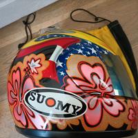 Casco integrale moto Hawaiian Flower